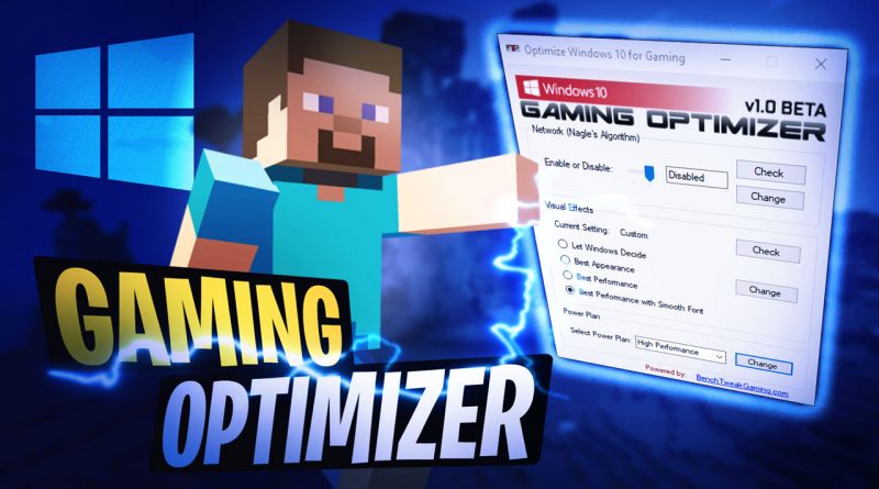 gaming optimizer windows 10