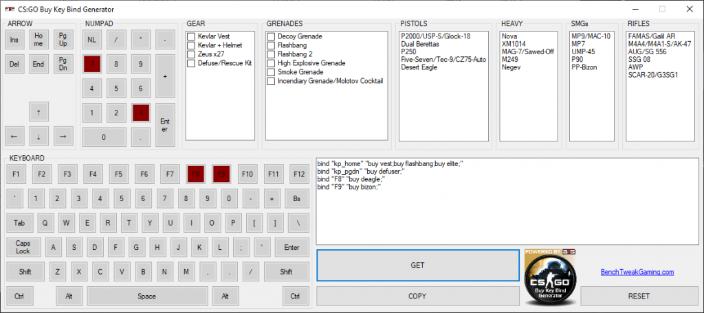 CS:GO – Key Bind – BenchTweakGaming