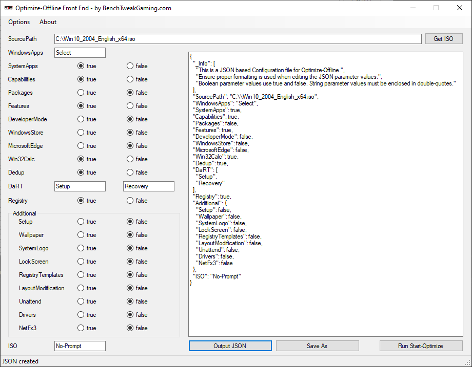 Optimize Offline Gui Tool Front End Easily Toggle Your Choices Benchtweakgaming