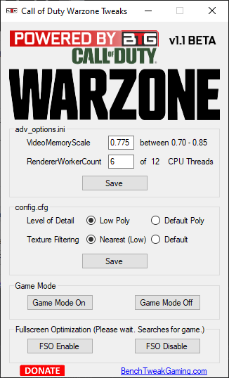 Call Of Duty Warzone Tweak Tool V1 1 Updated Benchtweakgaming